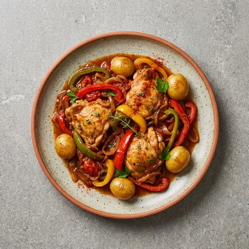 Basquaise Chicken 