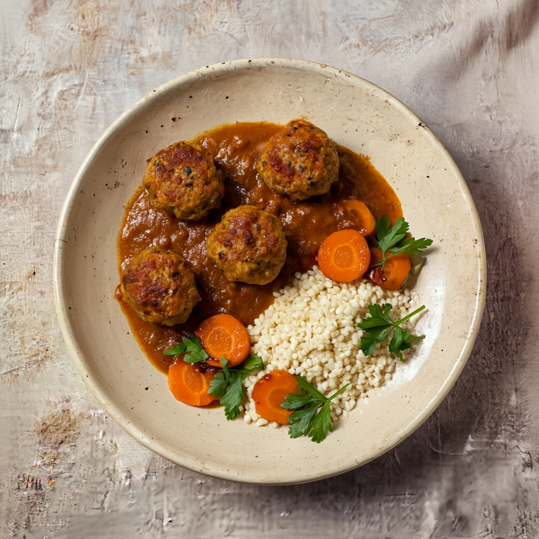 Kefta sauce tomate & semoule