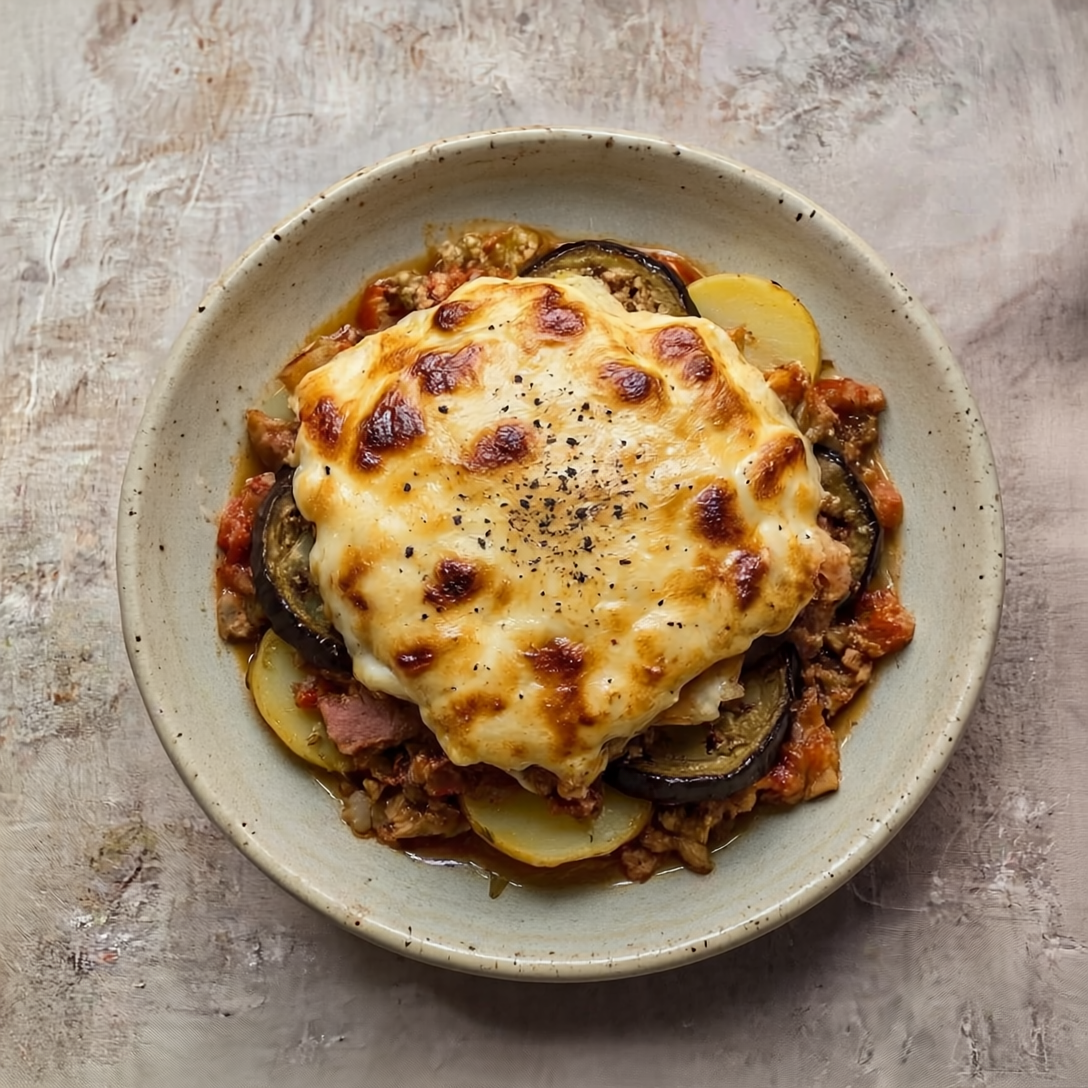 Traditionele moussaka
